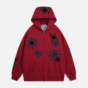 Aelfric Eden 3D Embroidery Spider Hoodie