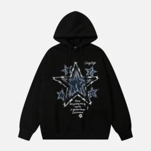 Aelfric Eden Applique Embroidery Star Hoodie