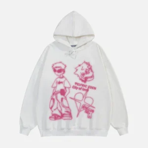 Aelfric Eden Cartoon Graphic Hoodie