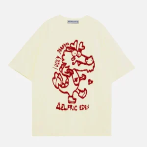 Aelfric Eden Embroidery Dragon T-Shirt