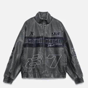 Aelfric Eden Embroidery Washed Racing Jacket