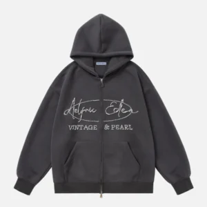 Aelfric Eden Pearl Double Zip Up Hoodie